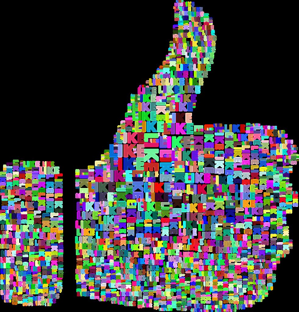 like, facebook, social media